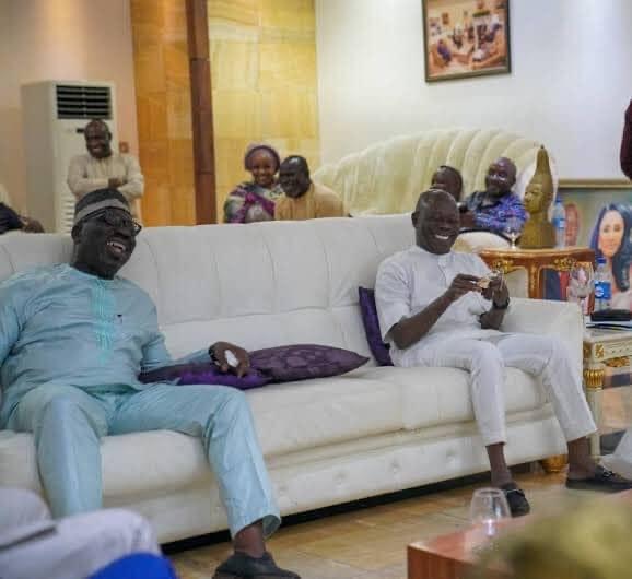 Edo 2020: Obaseki Using A Long Spoon As Oshiomhole Congratulates Him On Victory