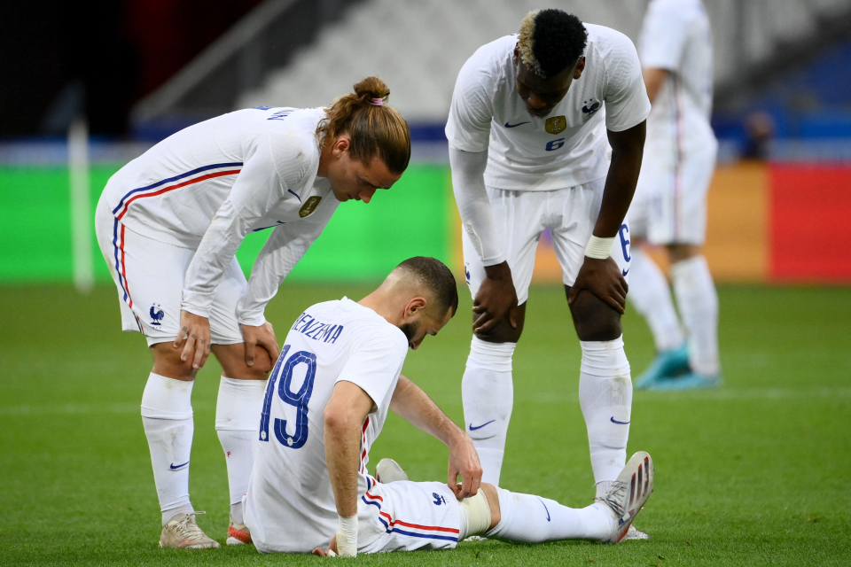 France Scared Of Loss To Germany As Benzema Went Off Injured