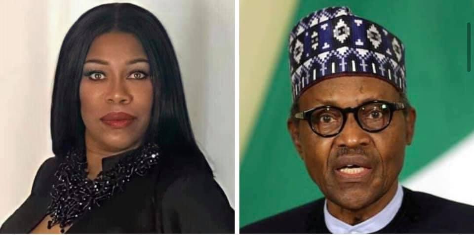 Nollywood Actress, Regina Askia Replies to Buhari on his war threat to the Igbo