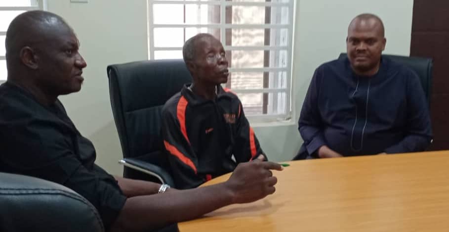 Enugu State Government Meets With The Blind Gold Medalist