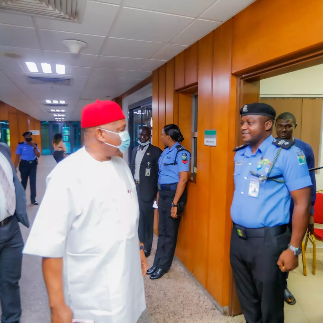 Orji Kalu Resumes Duty At Senate, After COVID Isolation