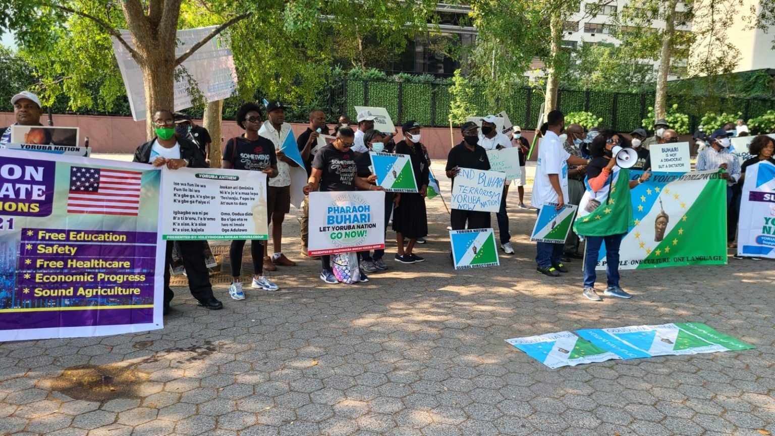 Yoruba Nation agitators, others storm UN headquarters in New York