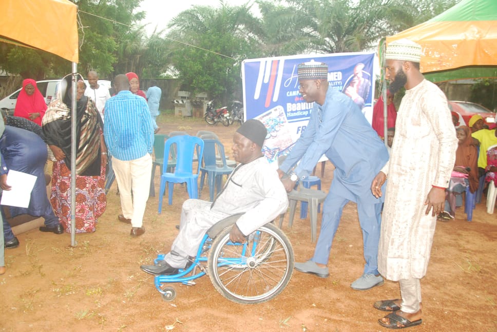 Nasarawa law maker Donates 50 wheel chairs to persons with disabilities