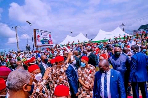 Buhari Thanks Imo State People For Giving Him A Warm Reception