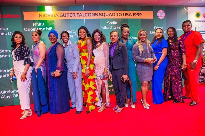 Aisha Buhari, Oshoala, 1999 Super Falcons Dazzle At NFF-Aiteo Football Awards