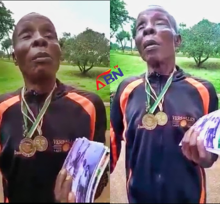 Nigerian 1974 Gold Medalist Turns Blind, Begs In Enugu Street To Feed