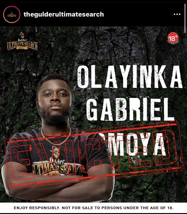 Guilder Ultimate Search S12: Olayinka Omoya First To Be Evicted