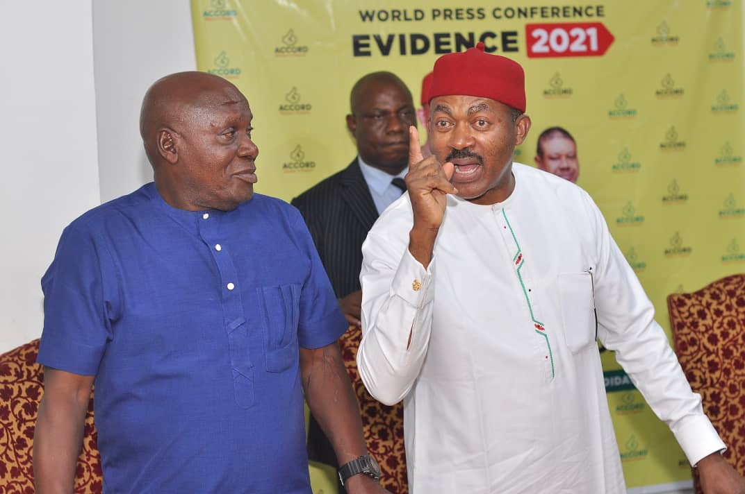 Accord Party Reacts To Defection Of Maduka’s Running Mate To APC