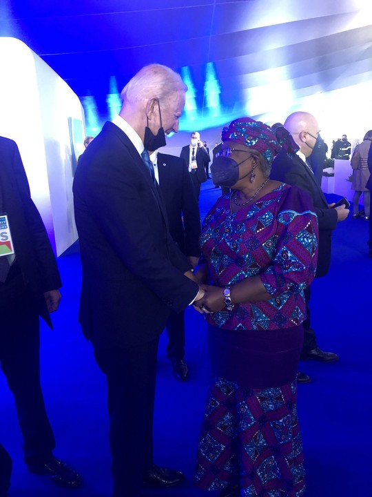 Ngozi Okonjo-iweala Meets Joe Biden At The G20 Summit