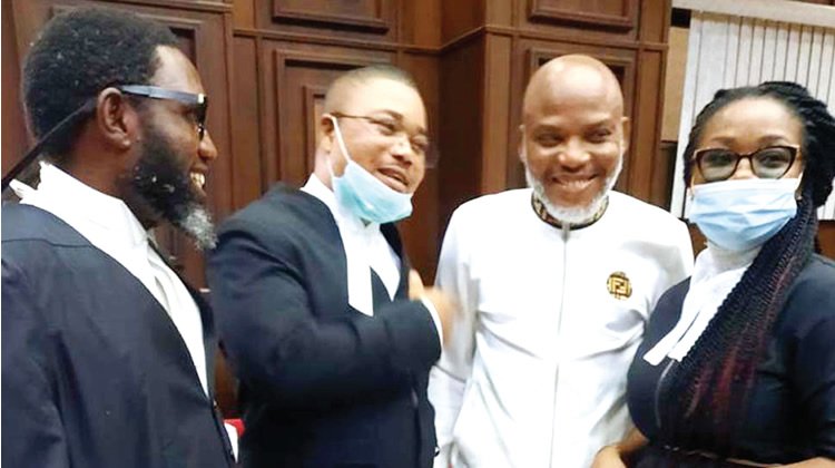 IPOB Says FG Is Planning On Killing Kanu’s Lawyers, Others