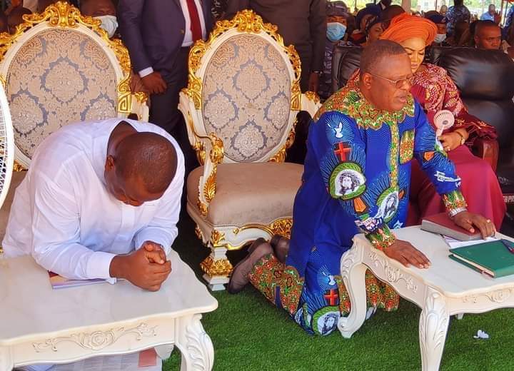 Govs Ugwuanyi And Umahi Attend Mbaka's Adoration Harvest Mass