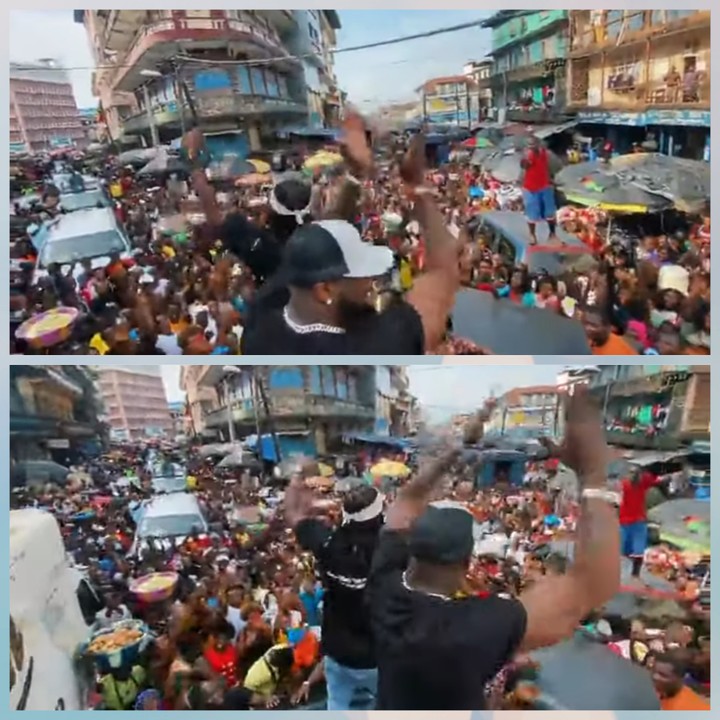 P-Square Storms Sierra Leone, Crowd Goes Wild With Excitement