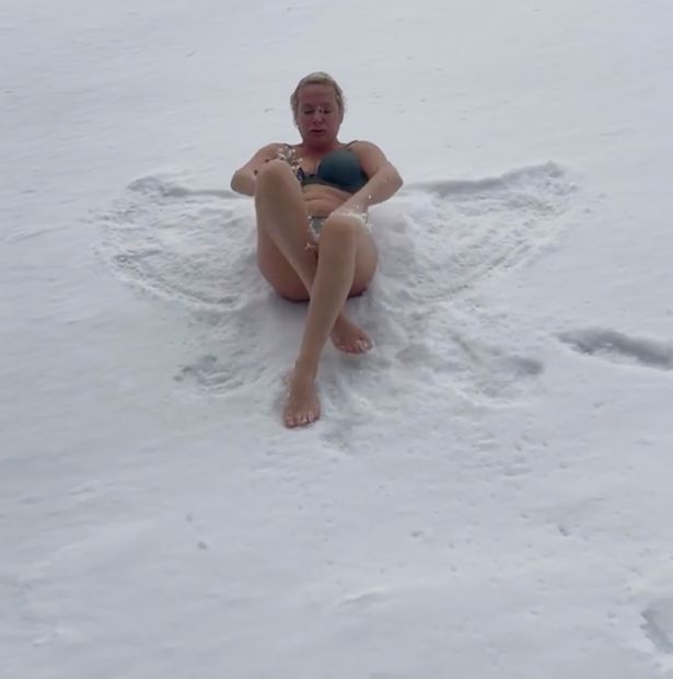 Anna Tereshkova Strips Off In Snow To Encourage Toughness, She Gets Criticized