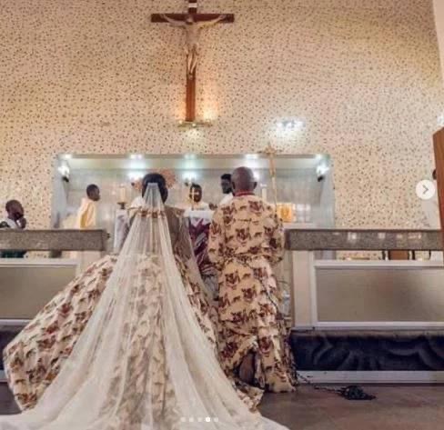 Why I Wore ‘Isi Agu’ For My Church Wedding – Nigerian Bride Opens Up