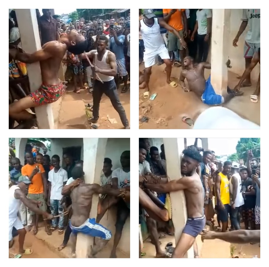 ‘Mkpuru Mmiri’: Youths Flogged In Imo For Taking Drugs