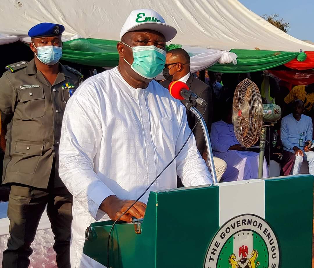 Ugwuanyi Inspects Enugu Government's First Flyover Construction