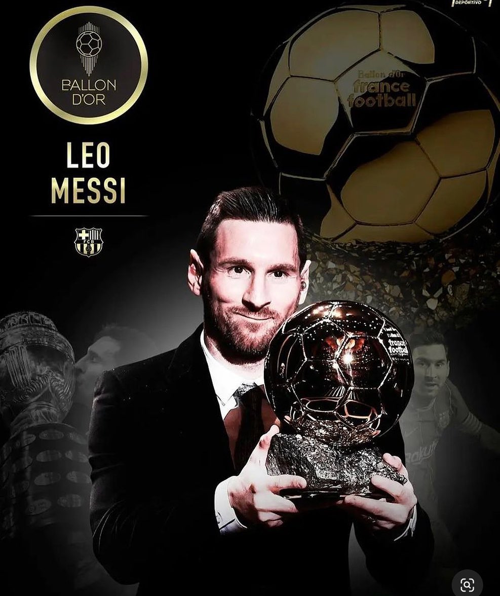 Messi Wins Ballon D'or 2021 Award