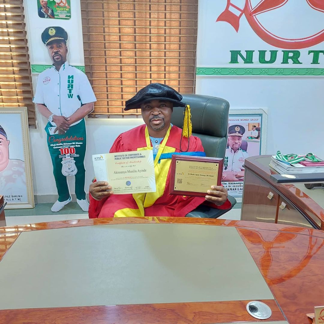 MC Oluomo Receives Honorary Membership Of ICPSP