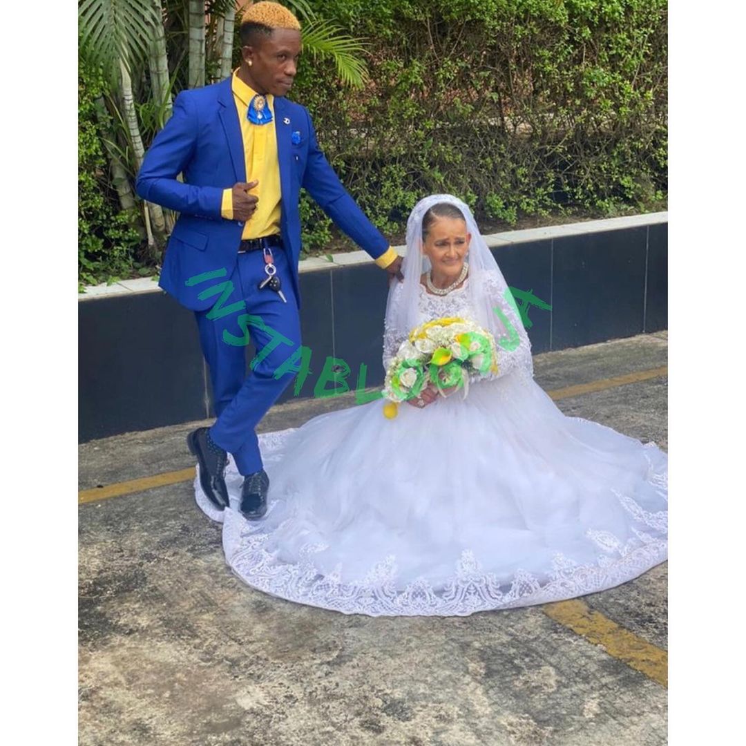 Man Marries His Elderly White Girlfriend In Owerri, Imo State