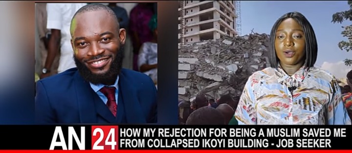 Ikoyi Building Collapse: My Rejection For Being Muslim Saved Me - Adebowale Sikiru