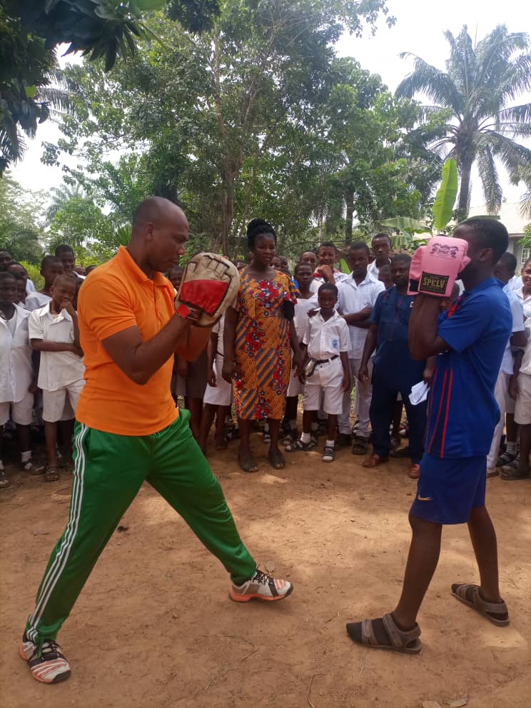 58 out of many interested youths were selected in Mbu Community grassroot boxing hunt