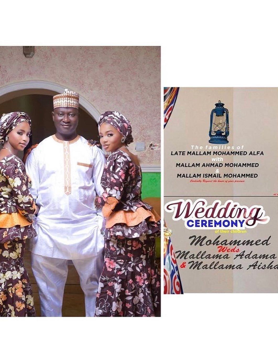 Niger State Accountant Marries Twin Sisters - Adama & Aisha In Bida