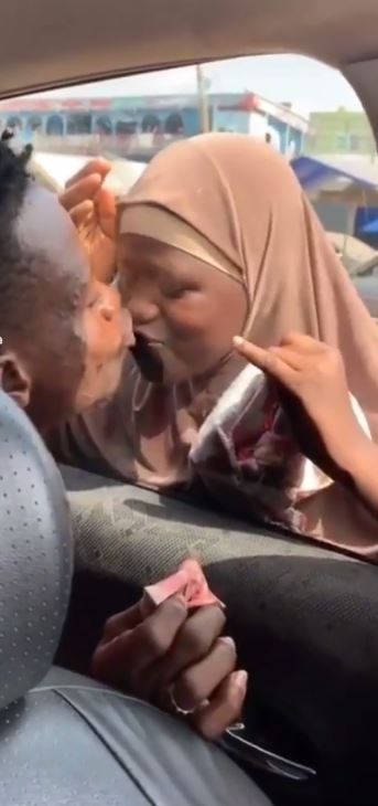 Ghanaian Man Makes Street Beggar Kiss Him Before Giving Her Money Sparks Outrage