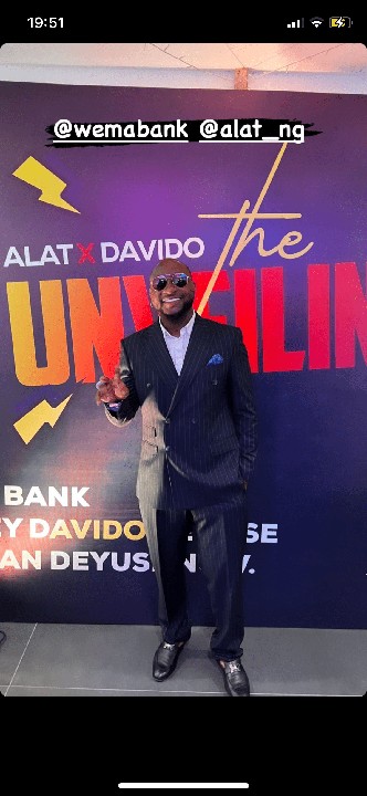 Davido official signs deal with Wema bank