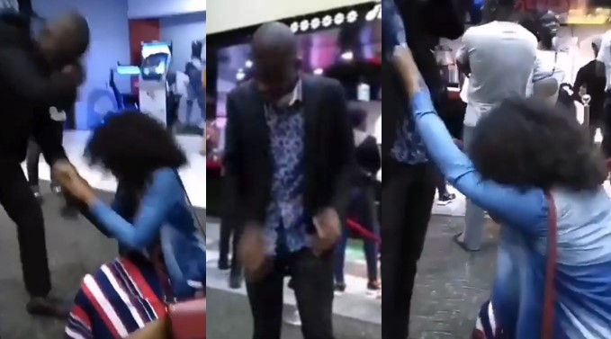 Lady Slaps Boyfriend For Rejecting Marriage Proposal After Six Years Of Dating