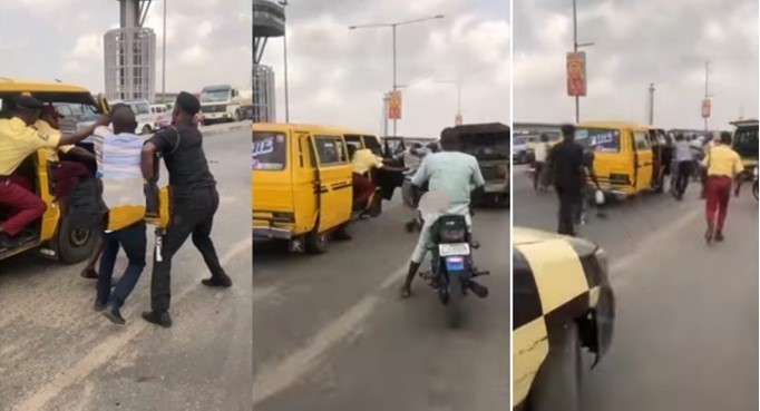 Bus Driver Defies Police And Lastma Attempts To Arrest Him In Marina Lagos