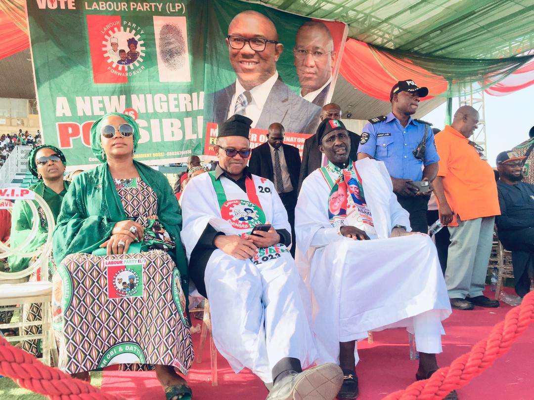 Pictures From Peter Obi & Datti Presidential Rally In Kaduna