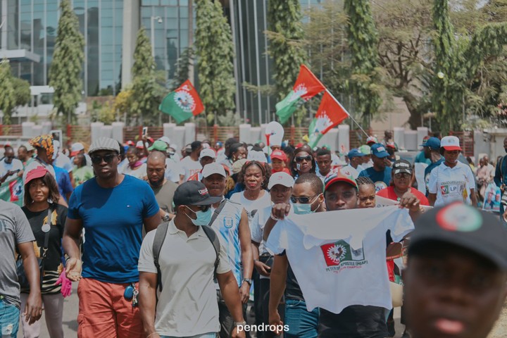 Pictures From Obidients Million-Man-March For Peter Obi In Abuja