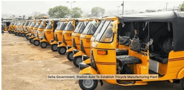 Delta Tricycle Plant, Mechanic Village for Inauguration Soon