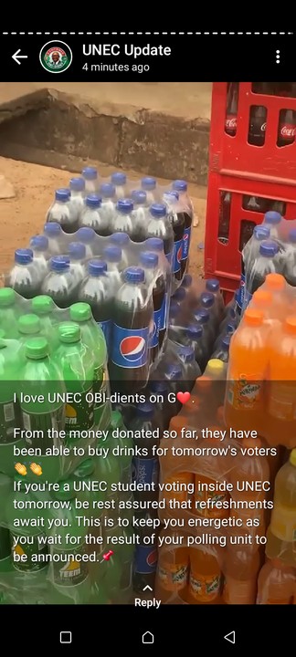 University Students Procure Refreshments Ahead The Election