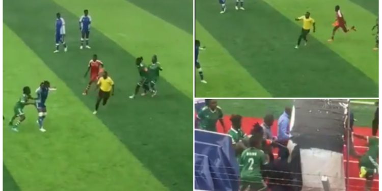 Female footballers attack male referee over poor officiating