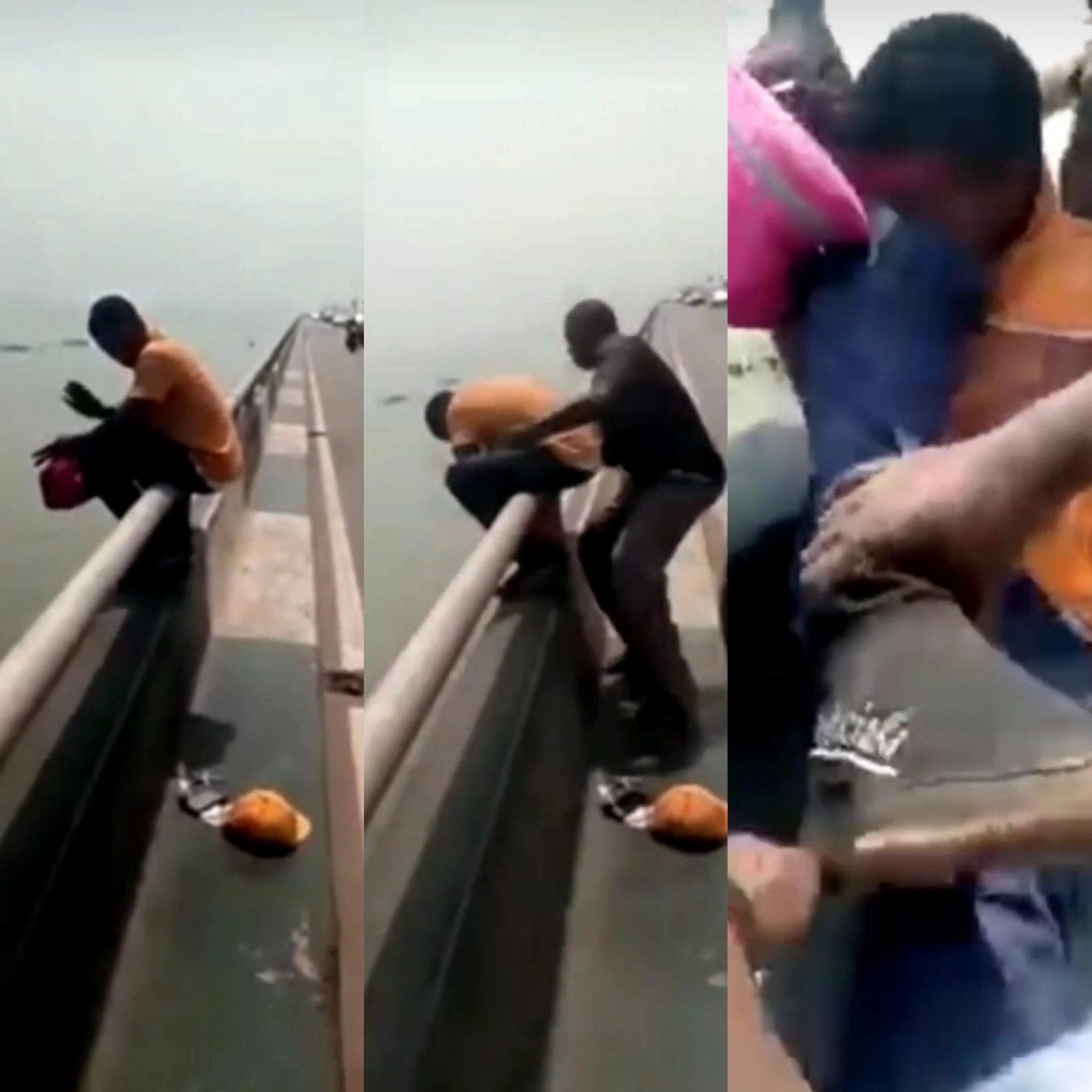 How man who wants to jump off third mainland bridge was stopped