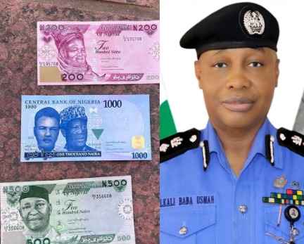 IGP orders arrest of persons selling, rejecting or spraying Naira