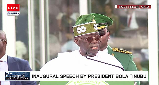 Bola Tinubu Gives His First Address As President