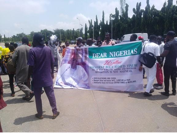 Fuel Subsidy: 'Tinubu's supporters protest to hail Tinubu