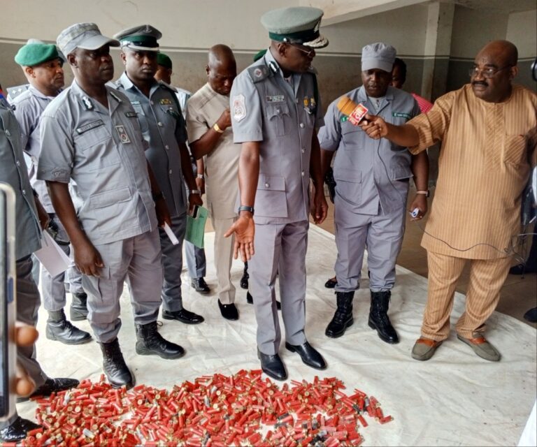 Customs Intercepts 1,245 Live Cartridges Concealed In Bags Of Rice In Ogun State