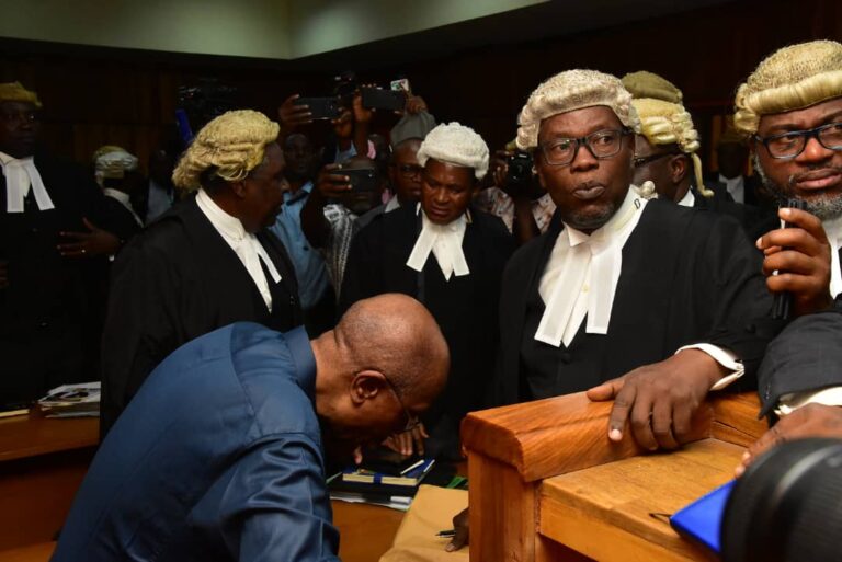 Drama As Emefiele Dodges Camera In Court