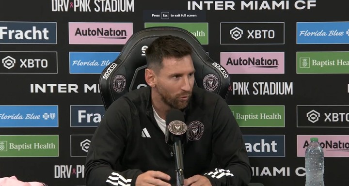 Lionel Messi Made First Press Conference Since Joining Inter Miami CF