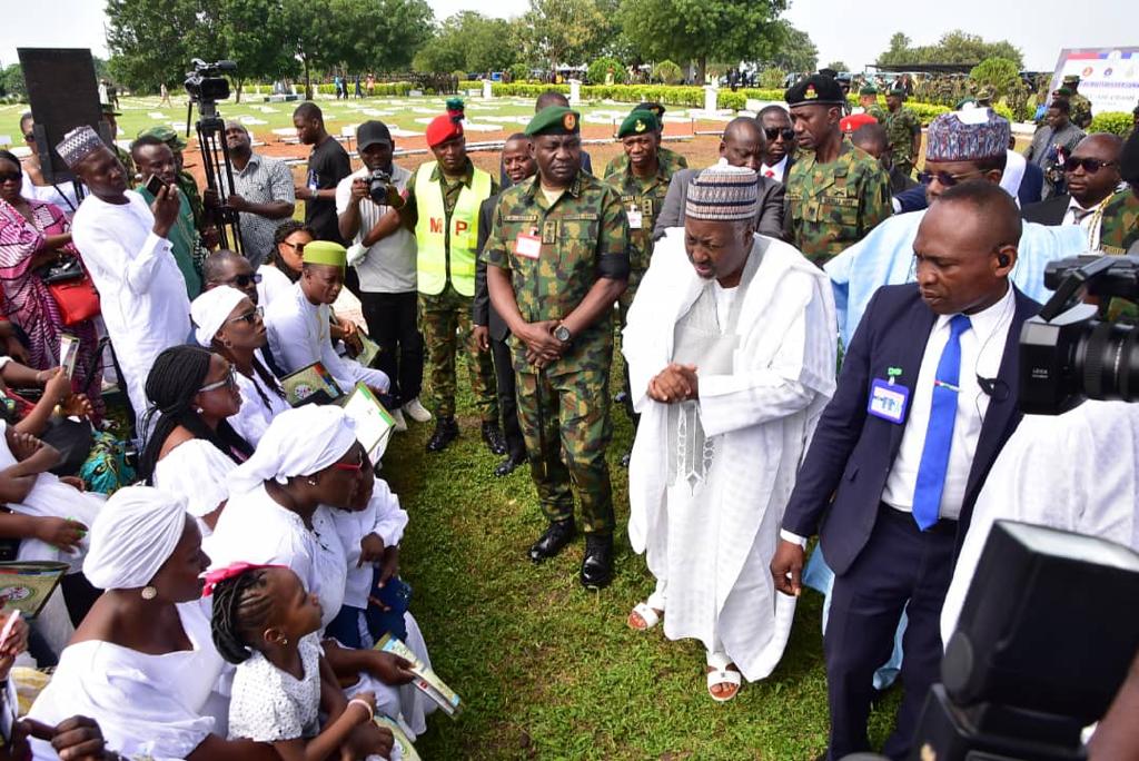 Photos from the funeral of 22 officers killed in Niger state