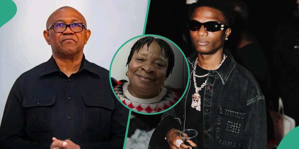 Peter Obi mourns with Wizkid over mother’s death