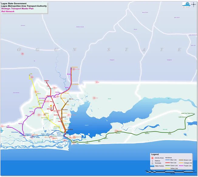 Full Details Of The Lagos Rail Masterplan - Jubril Gawat