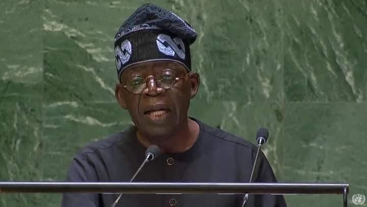 Moment Tinubu addressed world leaders at UNGA 78