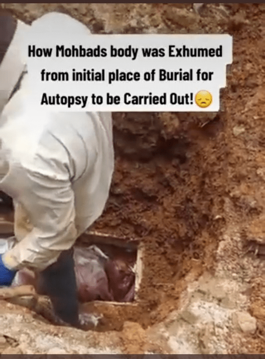 How Mohbad Body Was Exhumed For Autopsy (Photos)