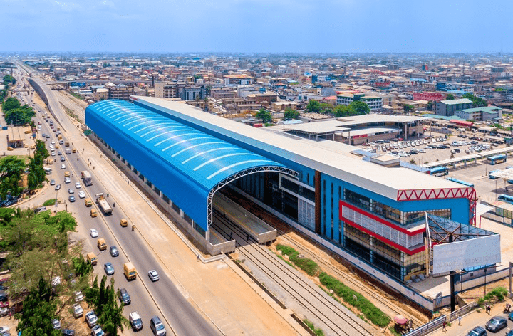 Ikeja Train Station Of The Red Line Rail Project Completed