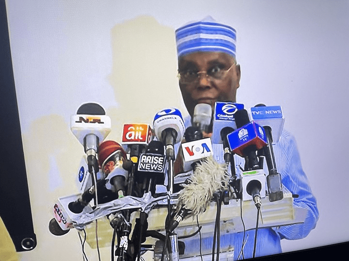 Atiku Abubakar World Press Conference (Live Update)