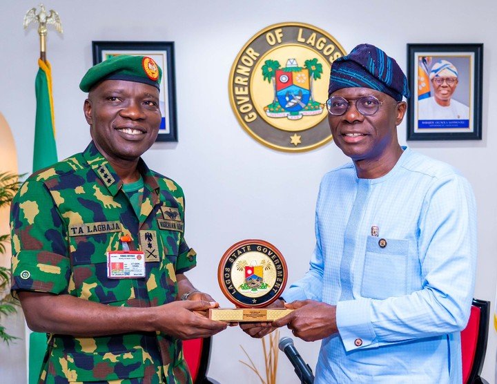 Chief Of Army Staff, Taoreed Lagbaja, Visits Lagos